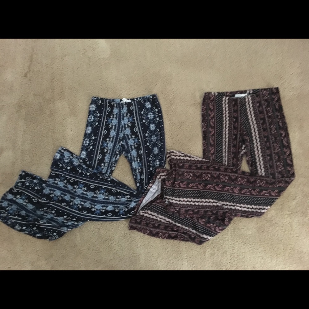 Flowy Pants Bundle, One Shades of Blue + One Pink